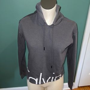 Women’s Calvin‎ Klein cropped hoodie size Medium